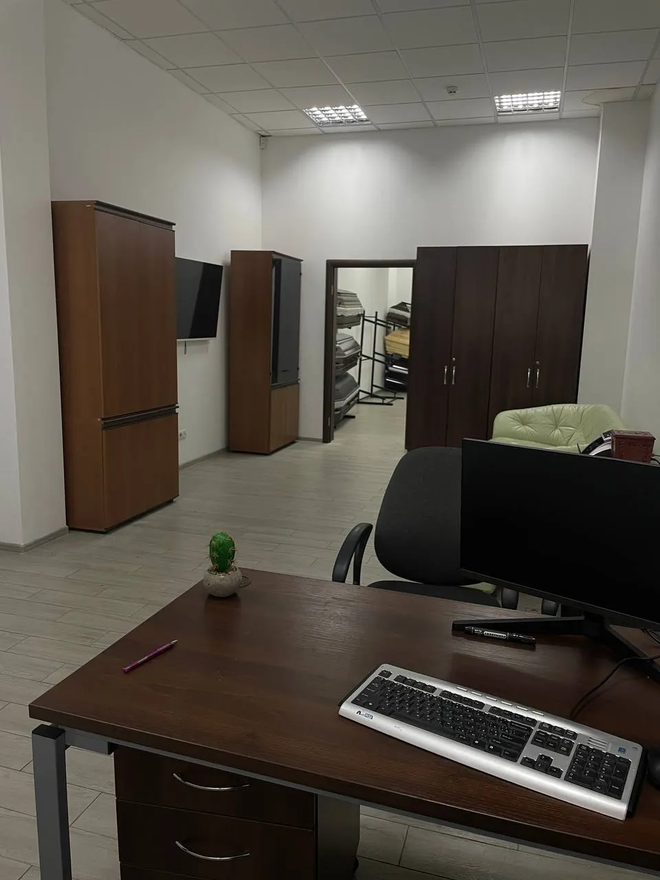 Interior of the Ascension Funeral Bureau office